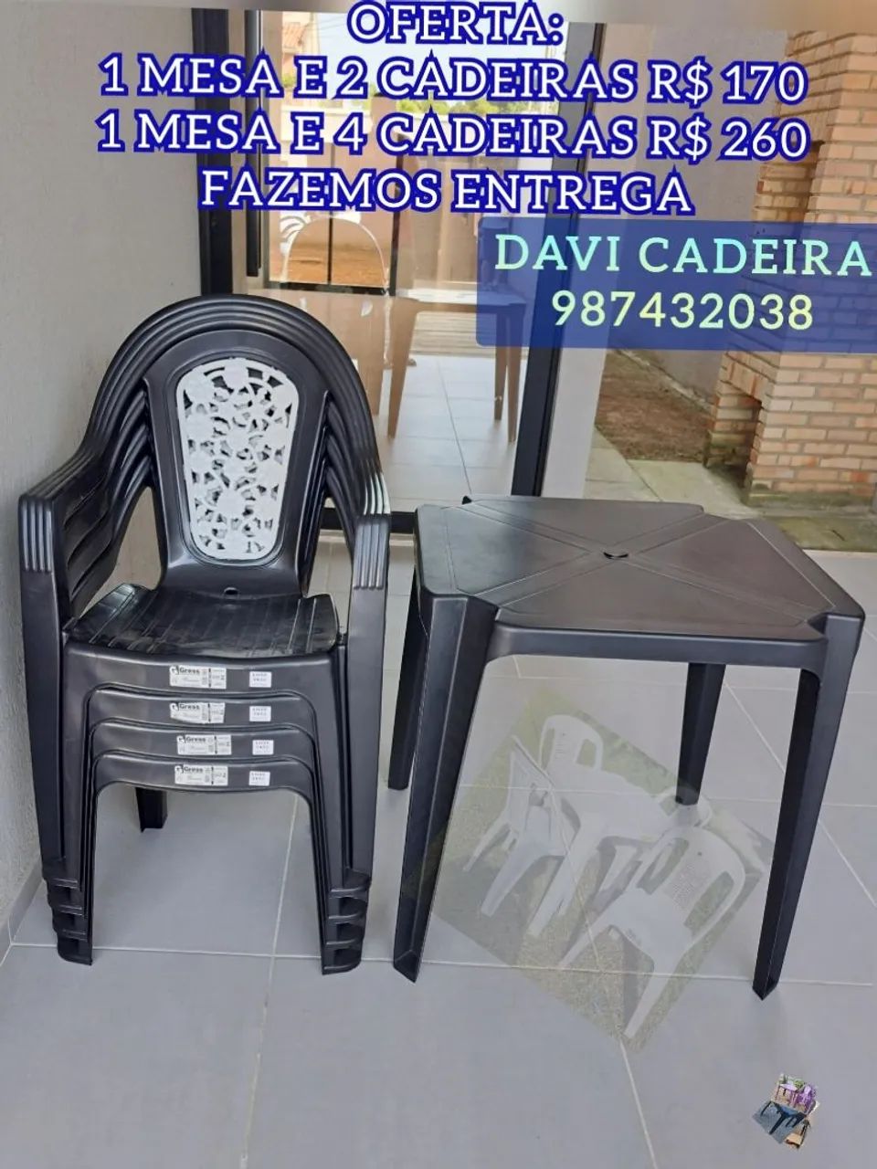CONJUNTO DE MESA E CADEIRA DE PLASTICO KSMS8SBS SID D8DNDND8DMD DI D D8DNENDID. DD8DN DD8E