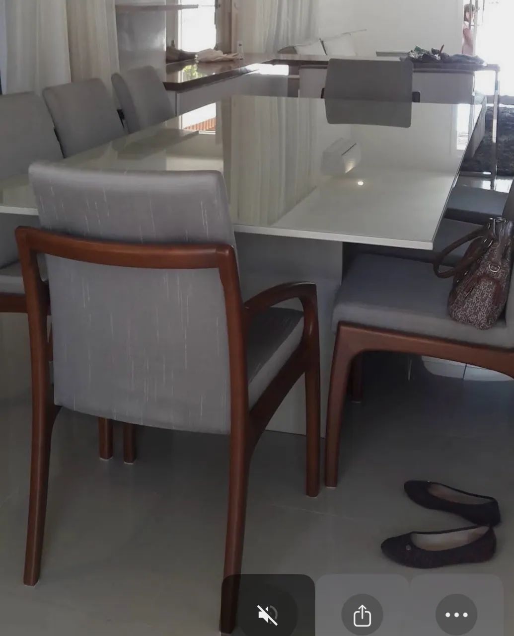 Mesa com 8 cadeiras  - Foto 4
