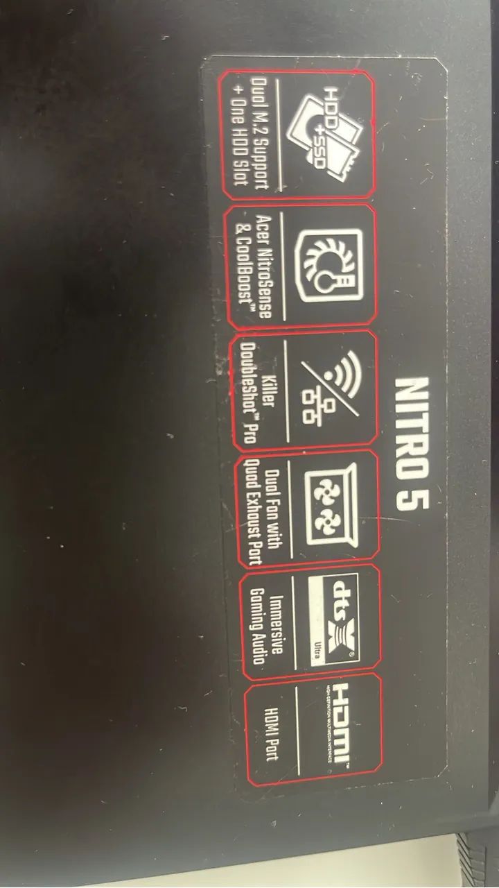 Notebook Acre nitro 5 - Foto 3