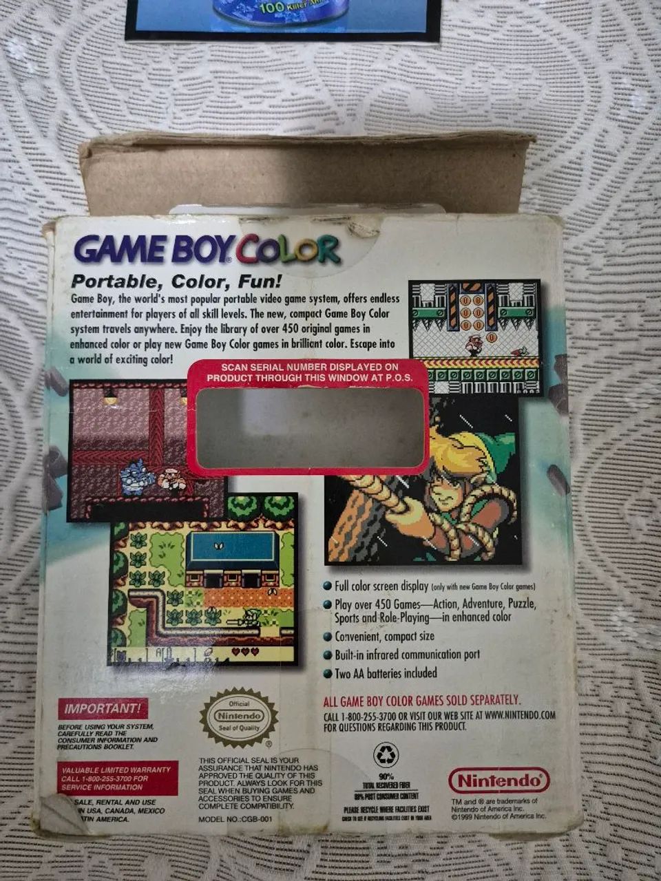 Game Boy Color + Caixa + Manuais - Foto 4