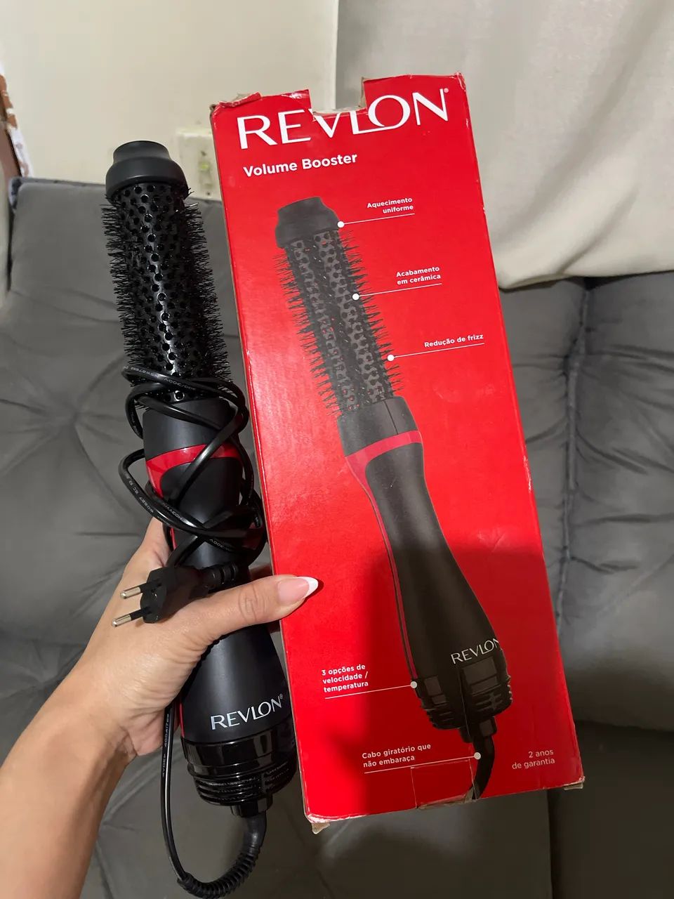 Escova secadora Revlon red root boster 