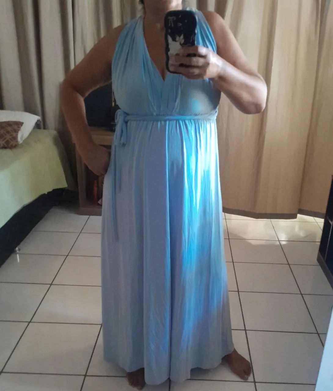 Vestido longo de festa n 44 - Foto 5
