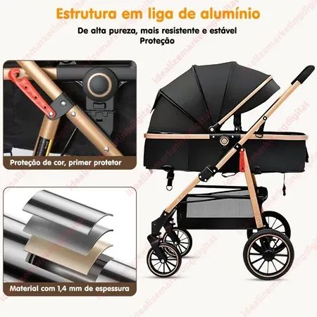 Carrinho de bebe - Foto 5