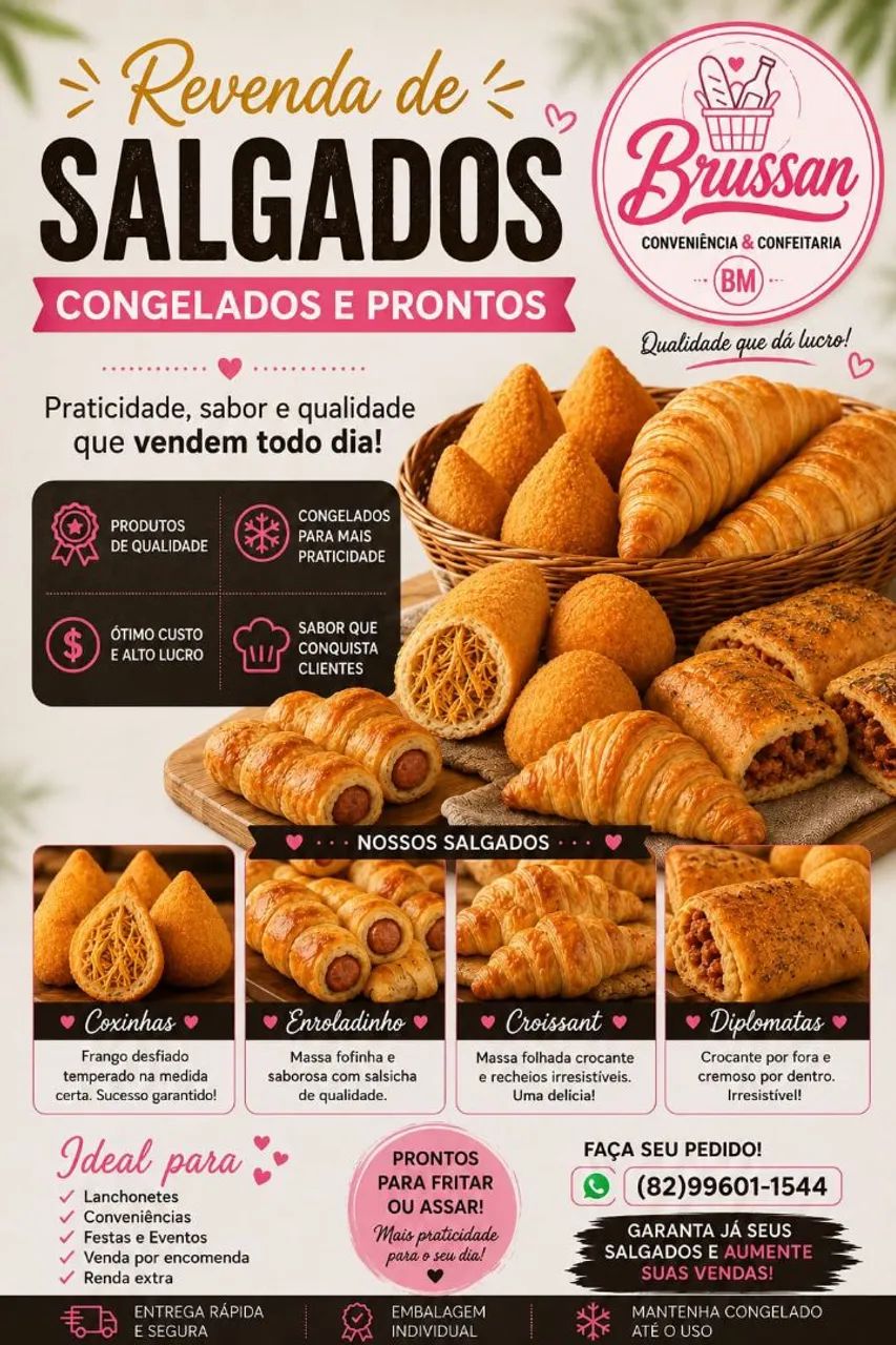 Salgados para revenda