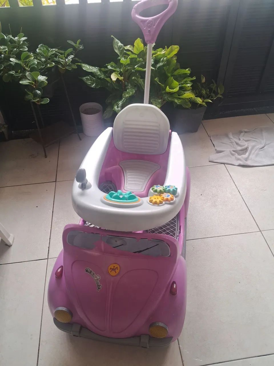 Carrinho infantil rosa - Foto 5