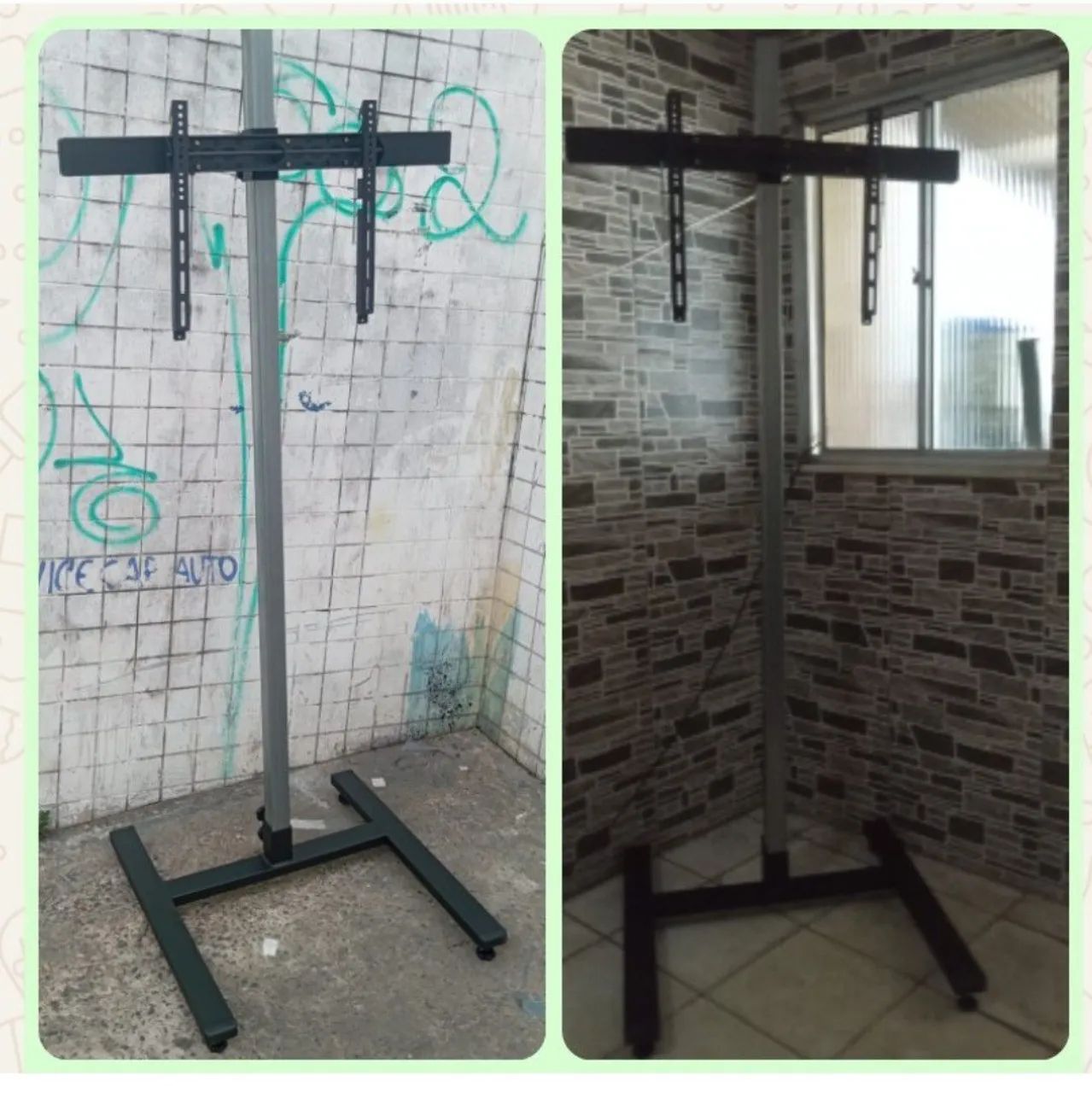 SUPORTE PARA TV PROFISSIONAL MODELO PEDESTAL REGULÁVEL DE 32 A 60  POLEGADAS 