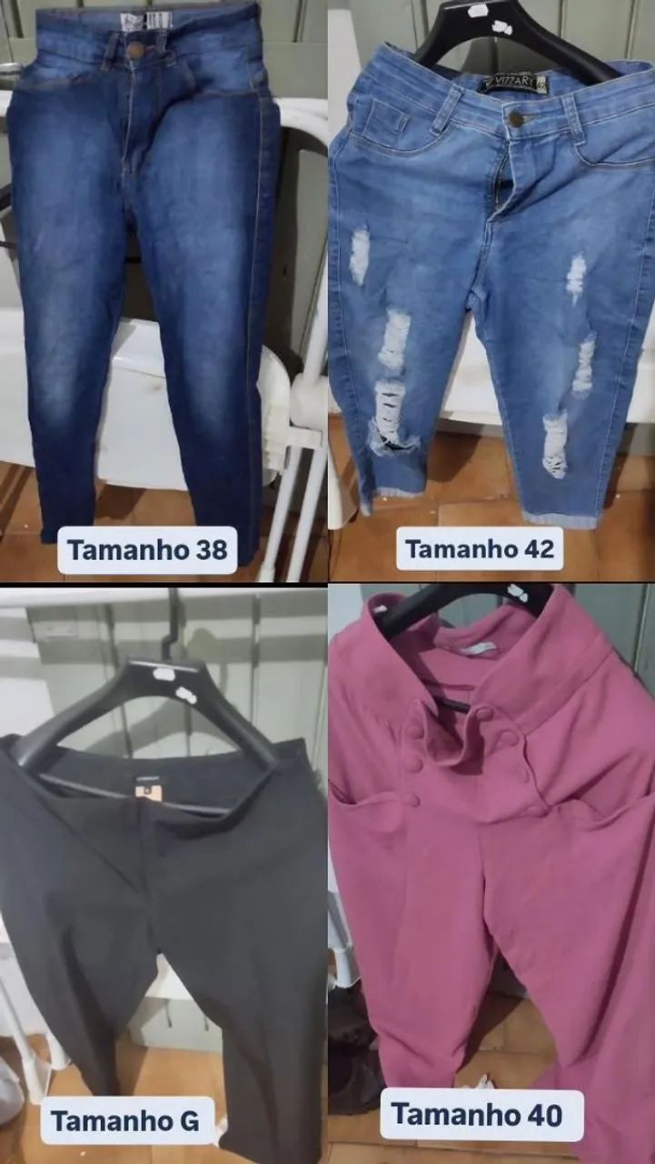 Vendo roupas usadas pouquíssimas vezes e em ótimo estado com preço de bazar  - Foto 3