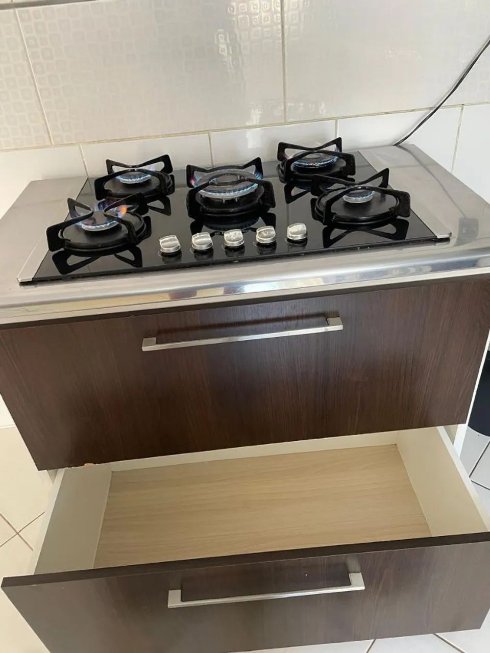 Cooktop com balcão com gaveta  - Foto 3