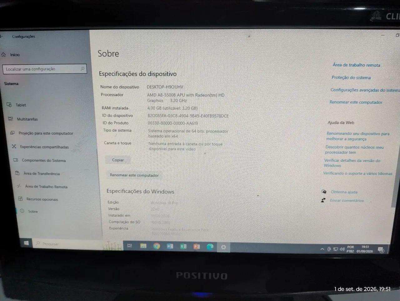 Computador Completo com mesinha - Foto 2