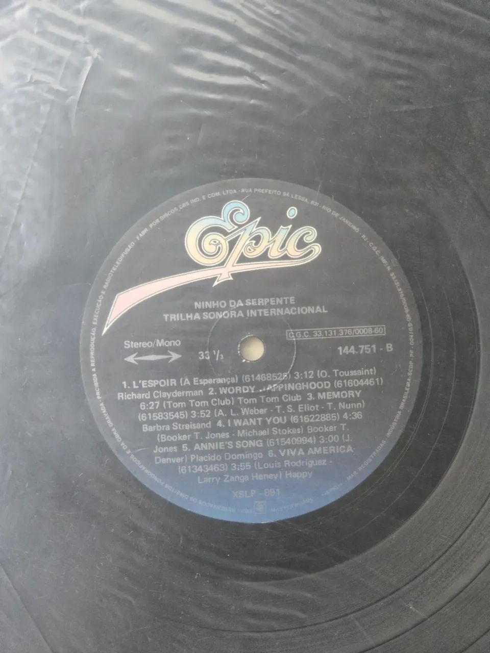 LP Disco de Vinil Trilha Sonora Novela Ninho Da Serpente Internacional 1982 - Foto 5