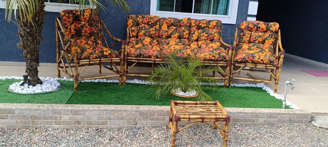 Lindo Sofa de Bambú  - Foto 2