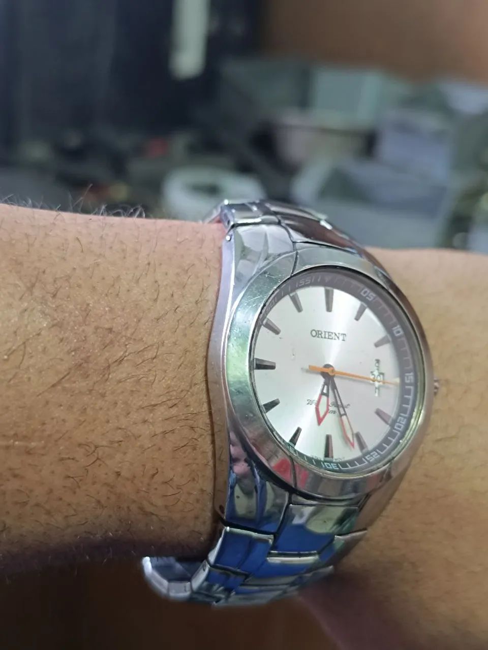 Relógio Orient original todinha aço