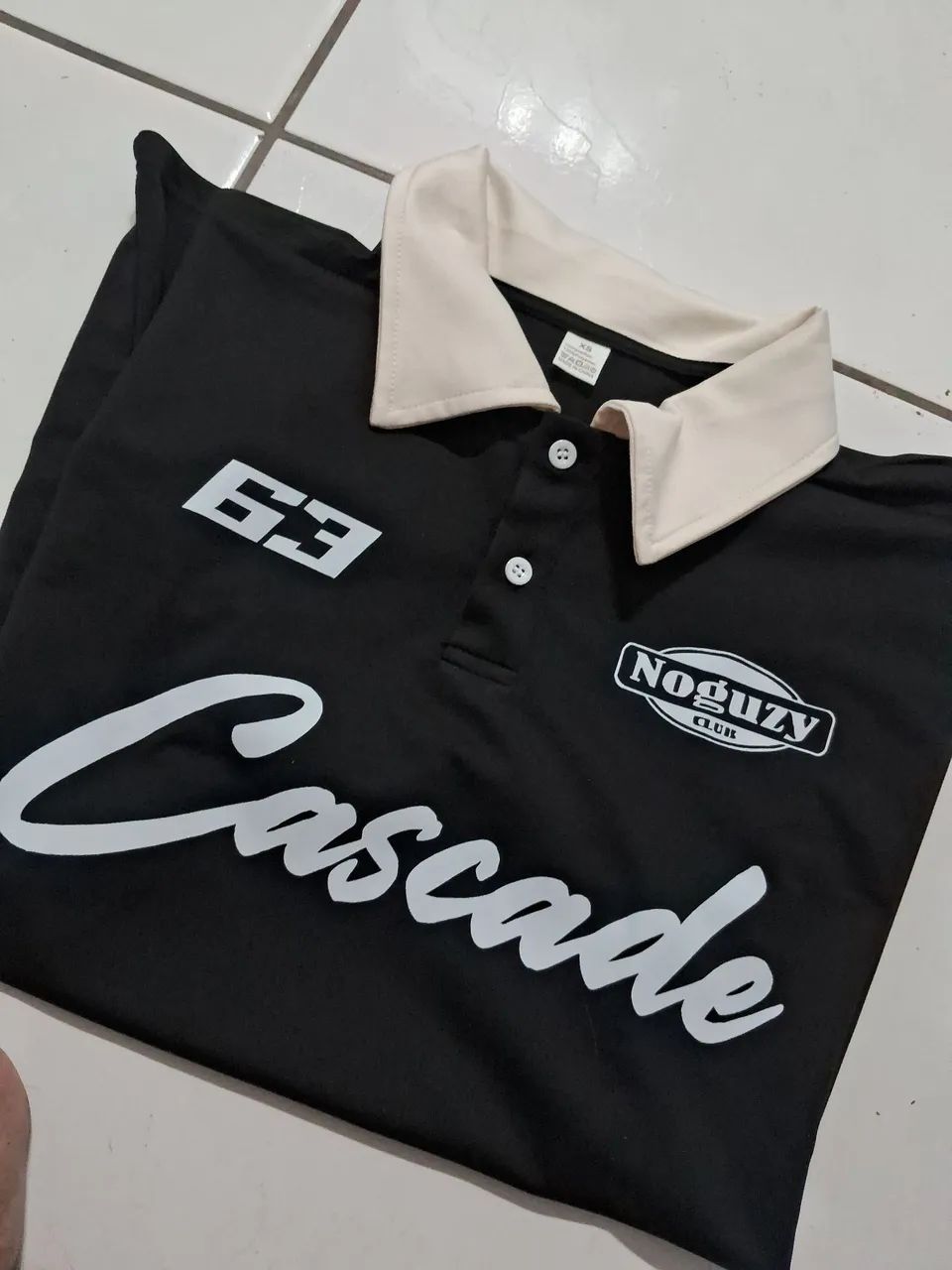Blusa Polo Cascade Preta