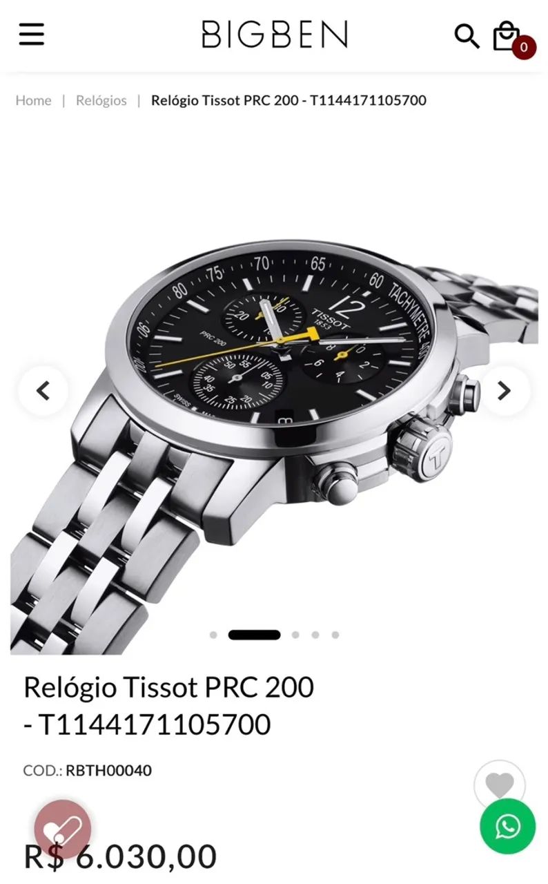 Relógio tissot prc 200 - Foto 5