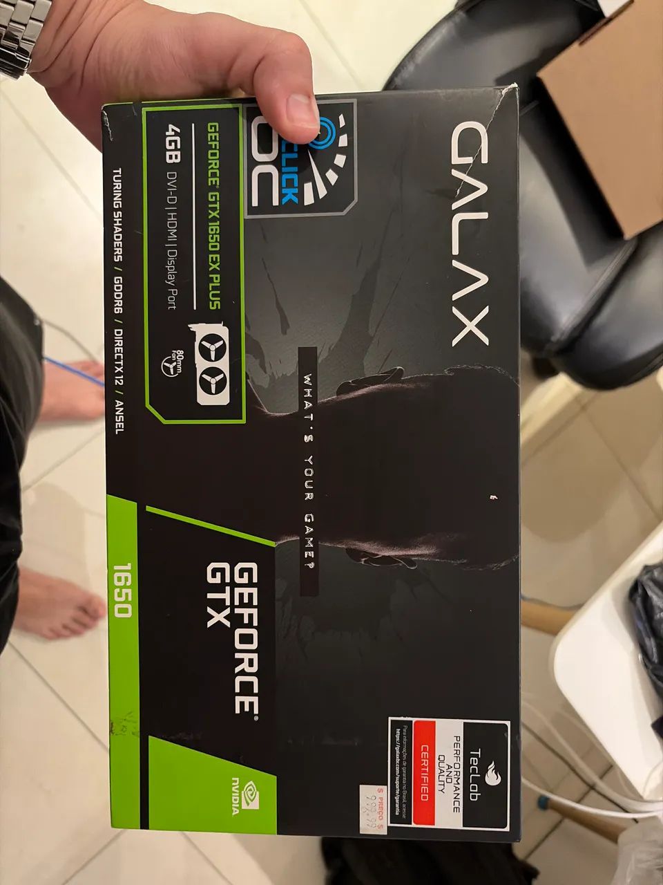 Placa de vídeo nvidia GTX 1650 4GB - Foto 2