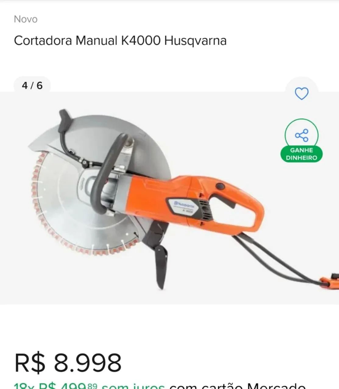 Cortadora manual k4000 husqvarna - Foto 4