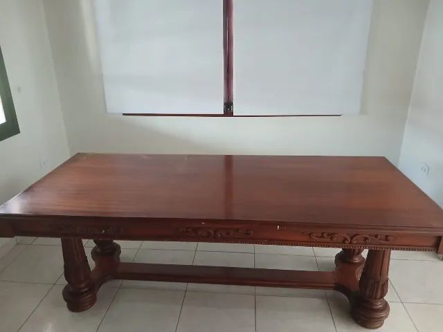 Mesa de Jantar Colonial em Madeira Maciça - Imponente - Foto 2