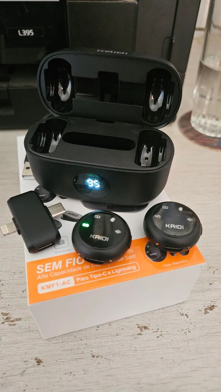 MICROFONE MAGNÉTICO KAID 2 IN 1 novo. PASSO CARTÃO RETIRADA EM LUZIANIA.