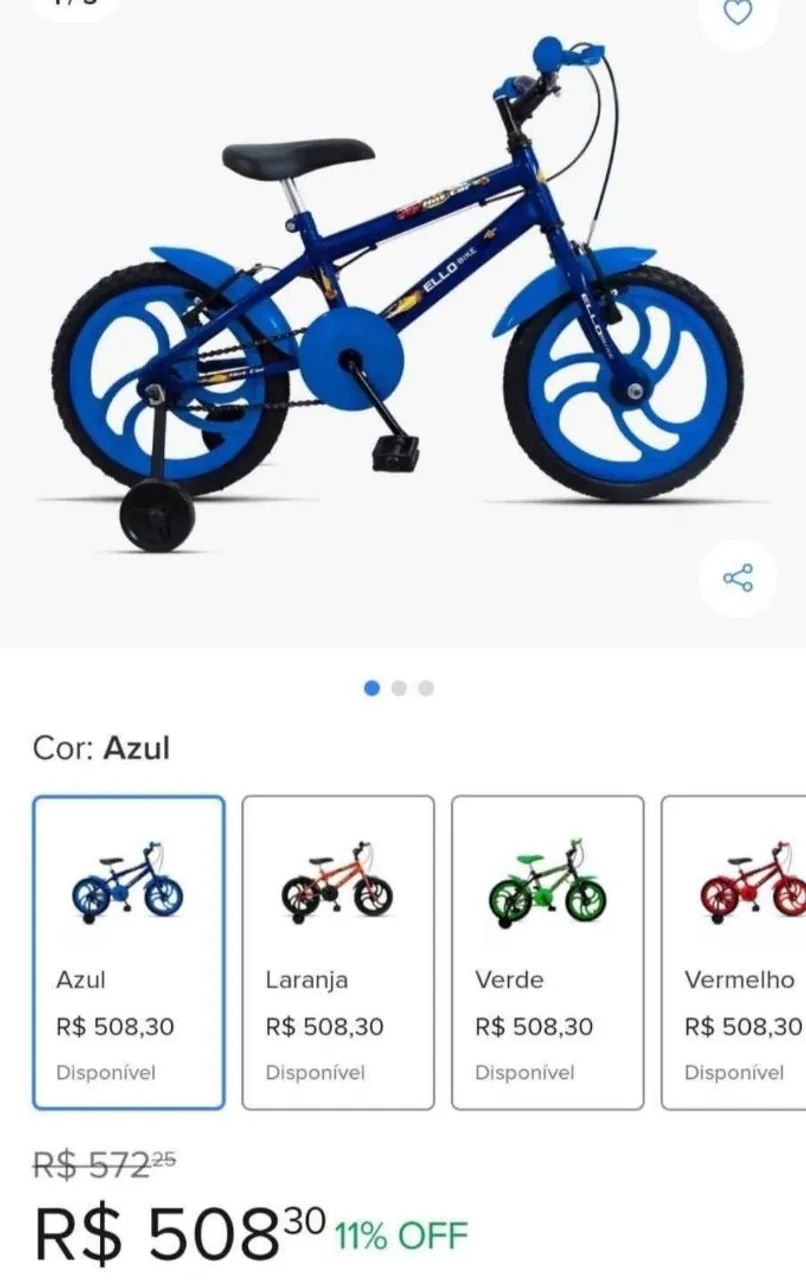 Bicicleta aro 12 - Foto 3