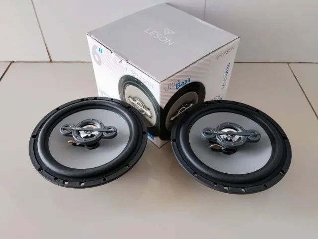 Par de Alto Falantes 6 Polegadas 140W Rms Leson (Novo na Caixa)