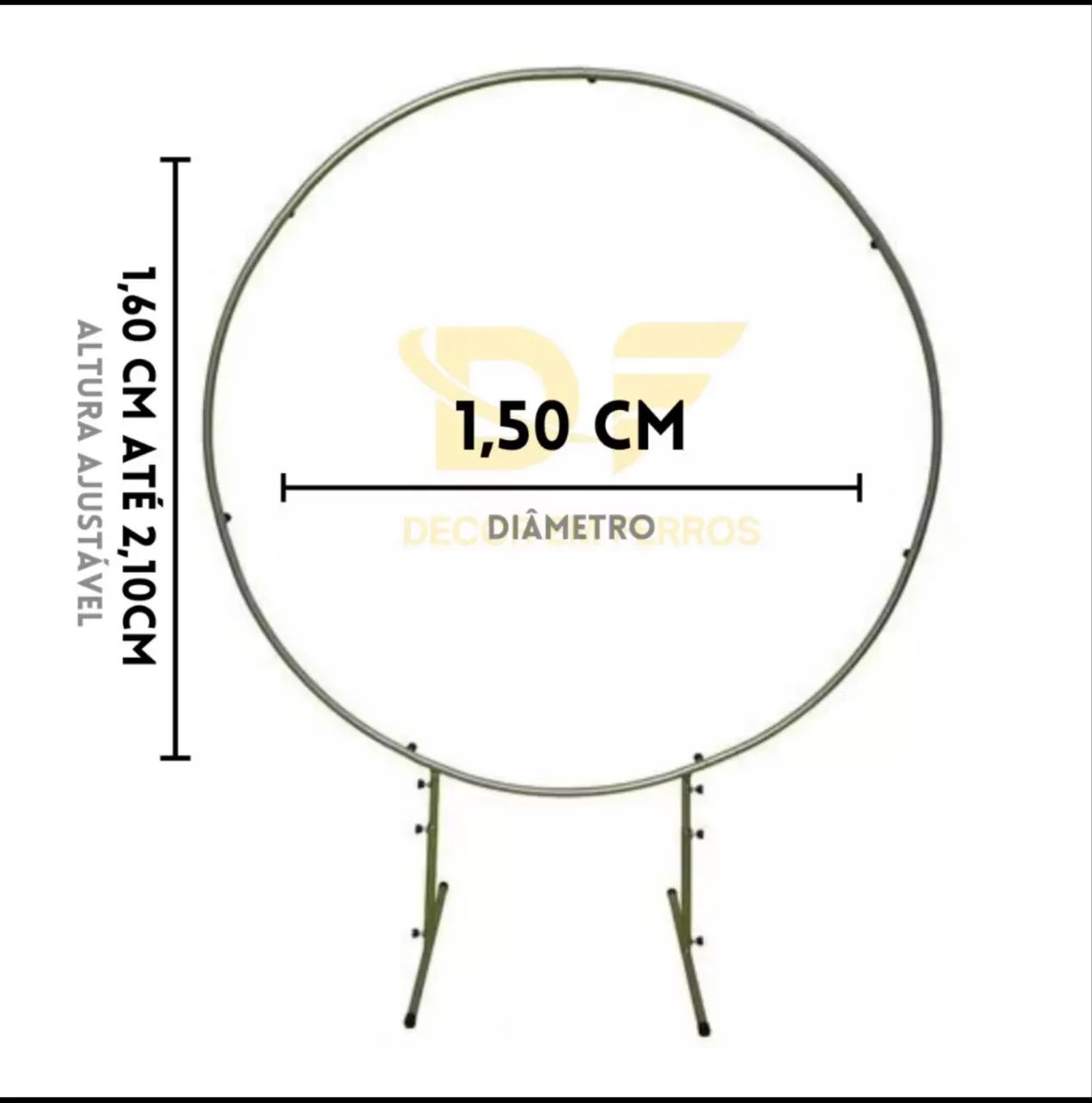 Kit cilindro e aro para decoração  - Foto 3