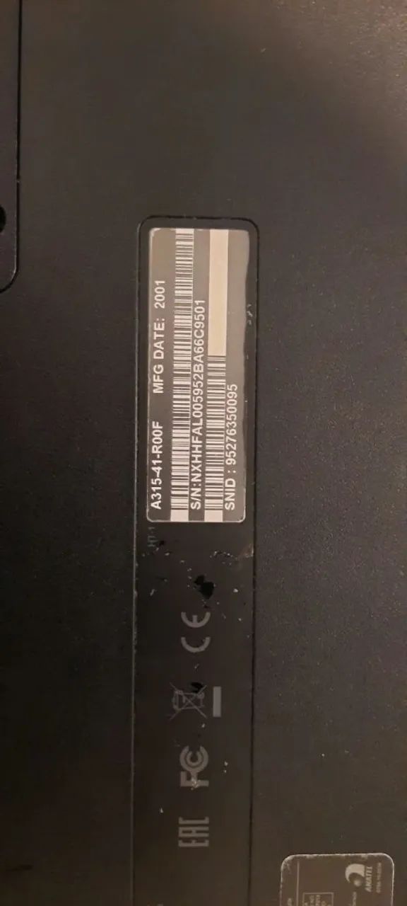 Base notebook Aspire A315-41 completa e funcionando - Foto 4