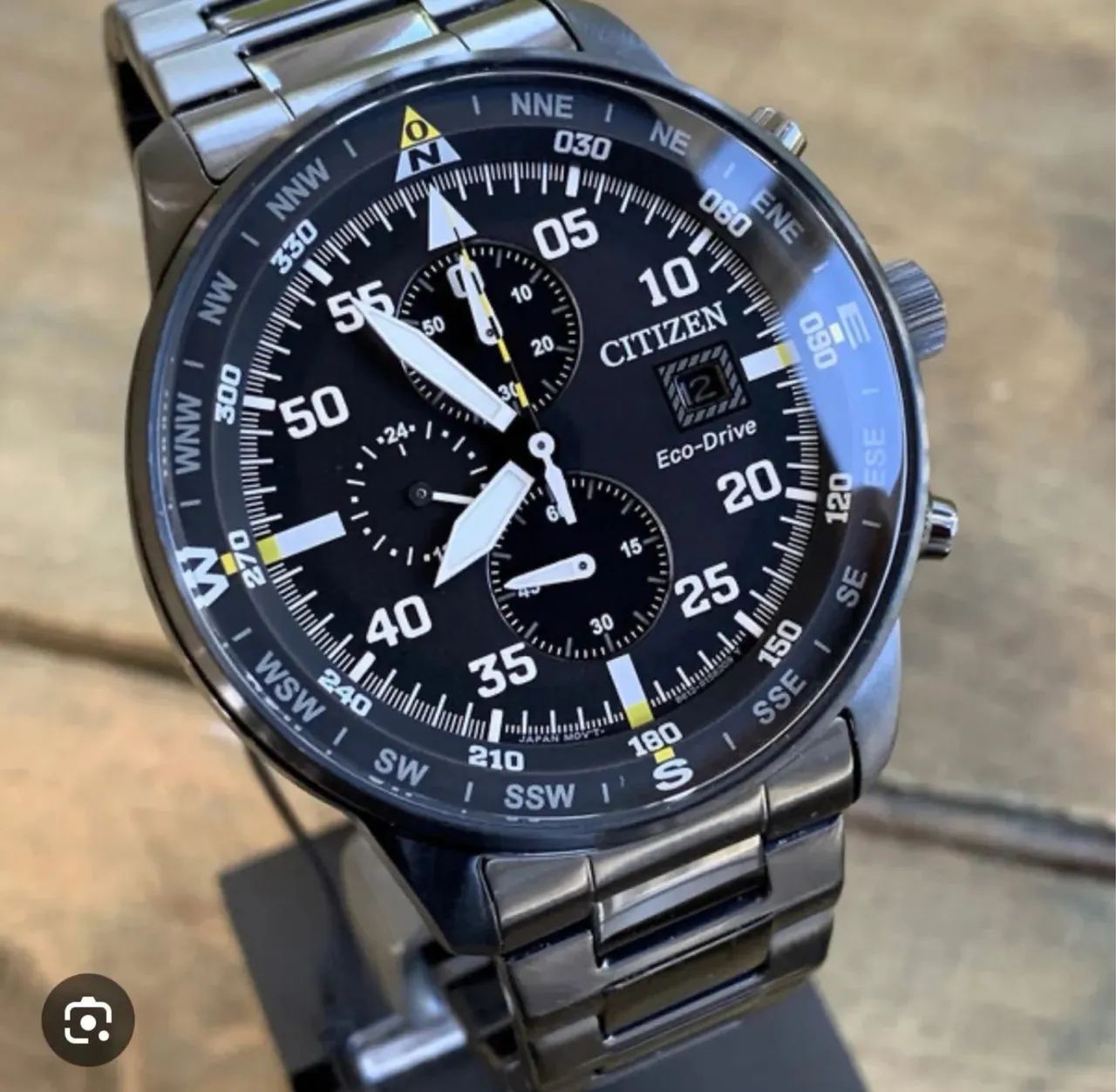 Relógio Citizen Eco Drive Aviator Pilot Novo - Foto 5