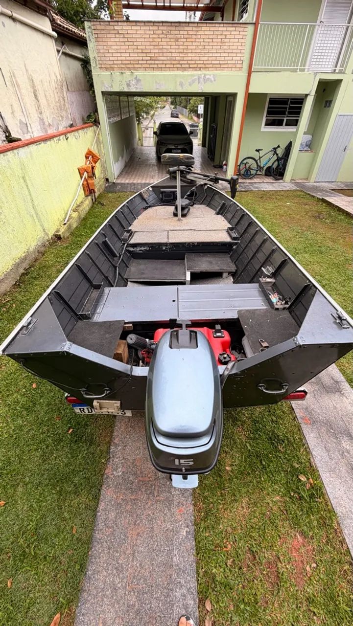 Vendo lancha de alumínio  - Foto 3