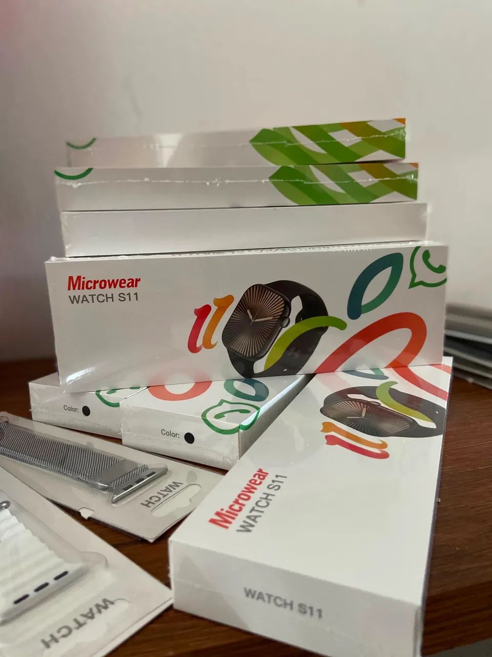 Smartwatch S11 Pro Série 11 +2 Pulseiras e case de proteção  - Foto 2