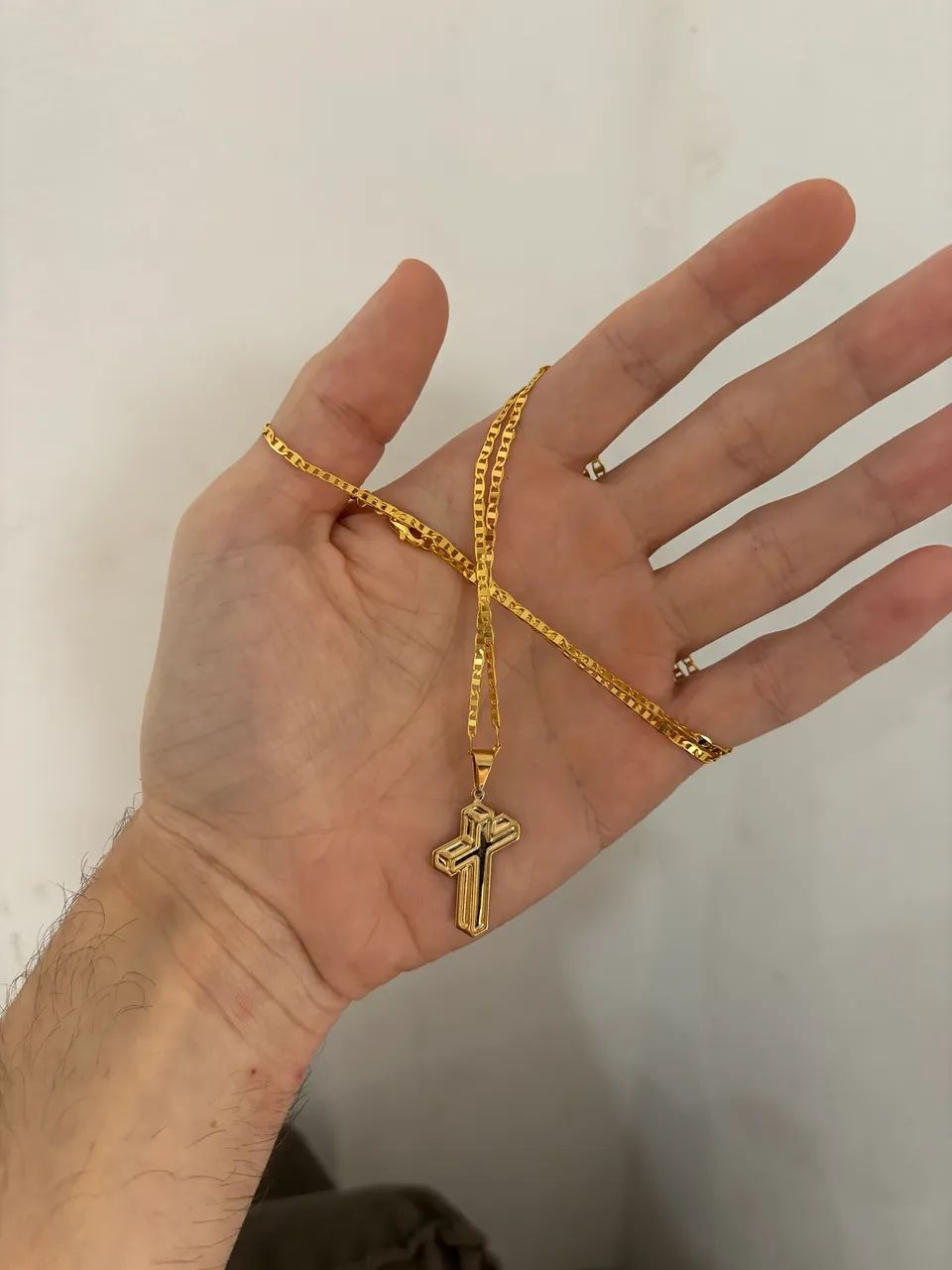 Corrente banhada a ouro 18K
