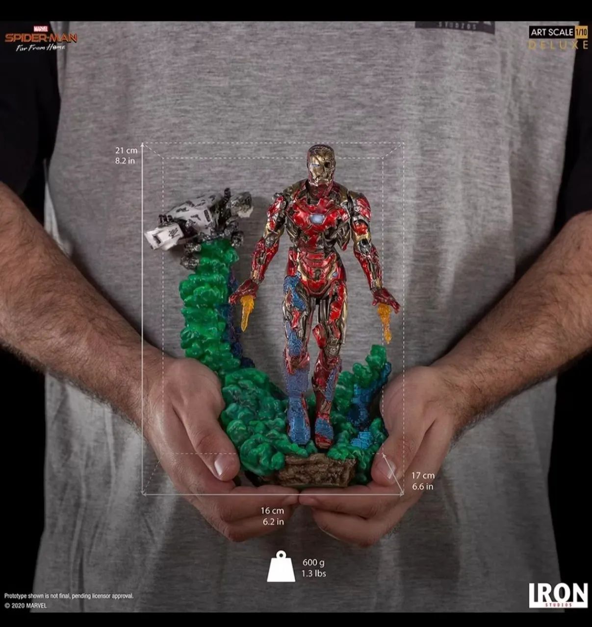 Iron Man Illusion Deluxe Far From Home 1/10 - Iron Studios - Foto 3