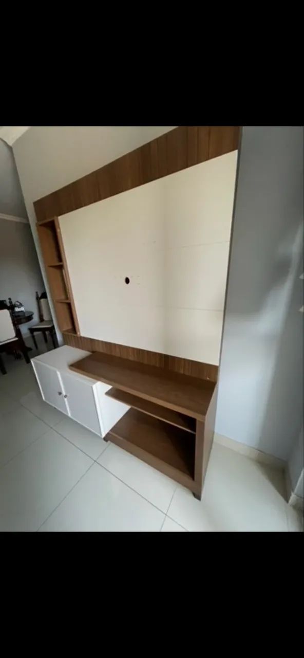 Rack de televisão com estante  - Foto 2