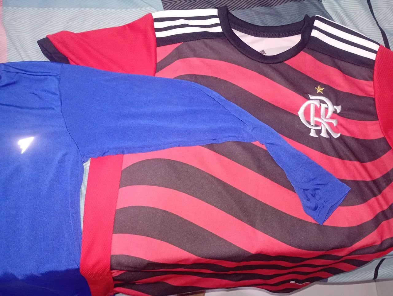 Camisa do flamengo e Camisa polo de manga comprida