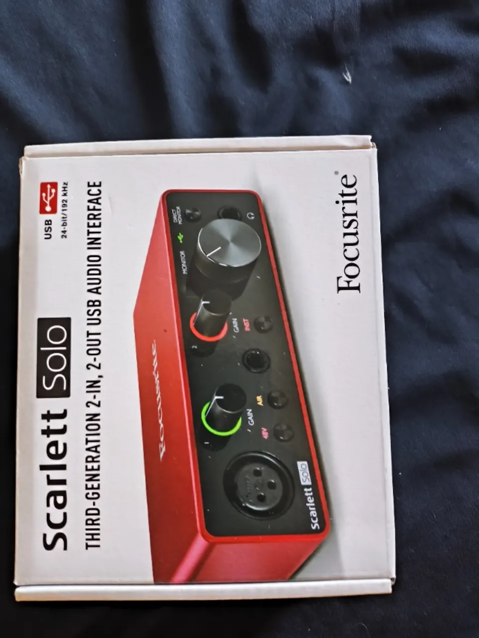 Interface de Áudio Focusrite Scarlett Solo 4th Gen - Equipamentos