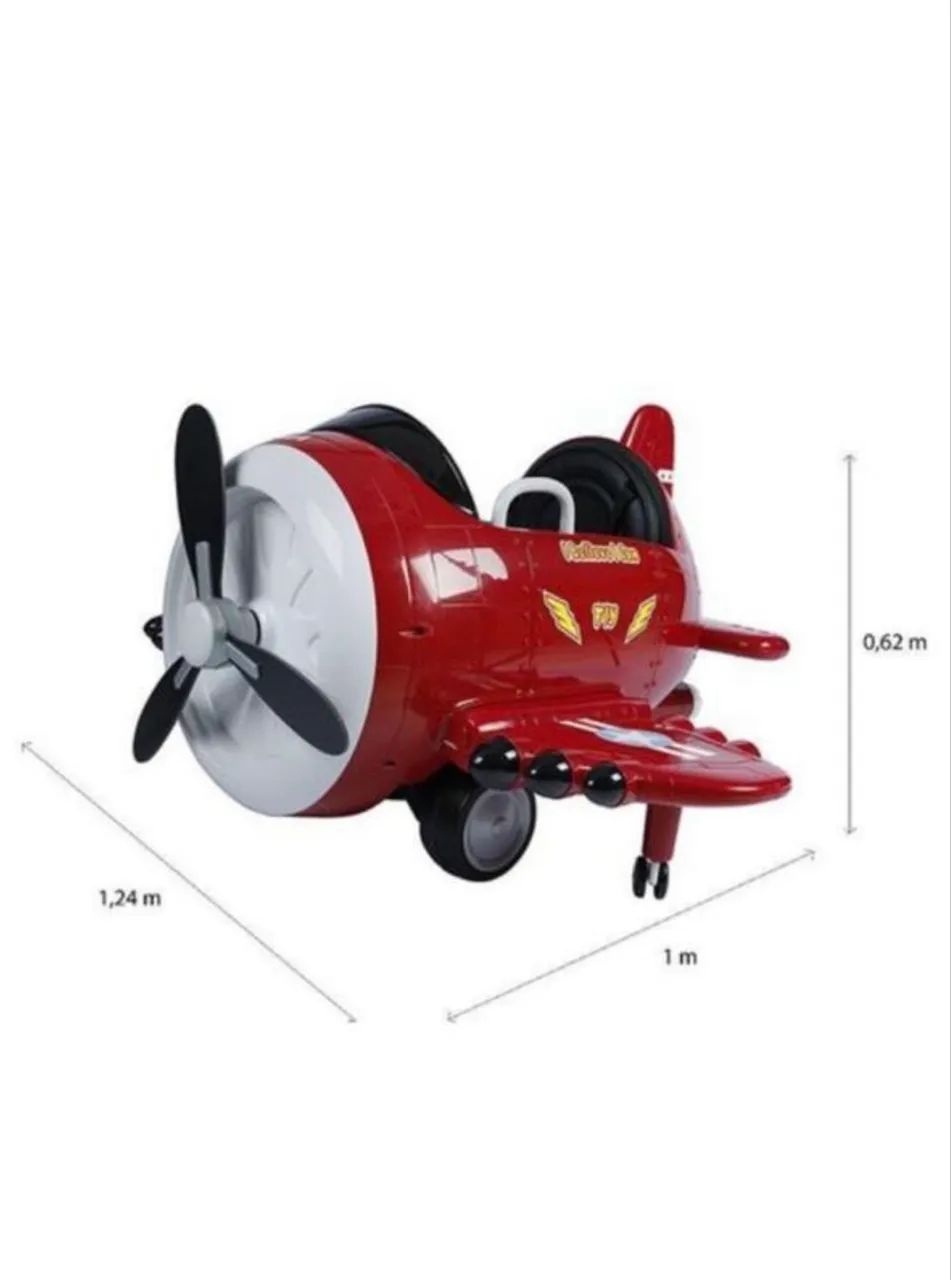 Carro avião elétrico infantil  - Foto 3