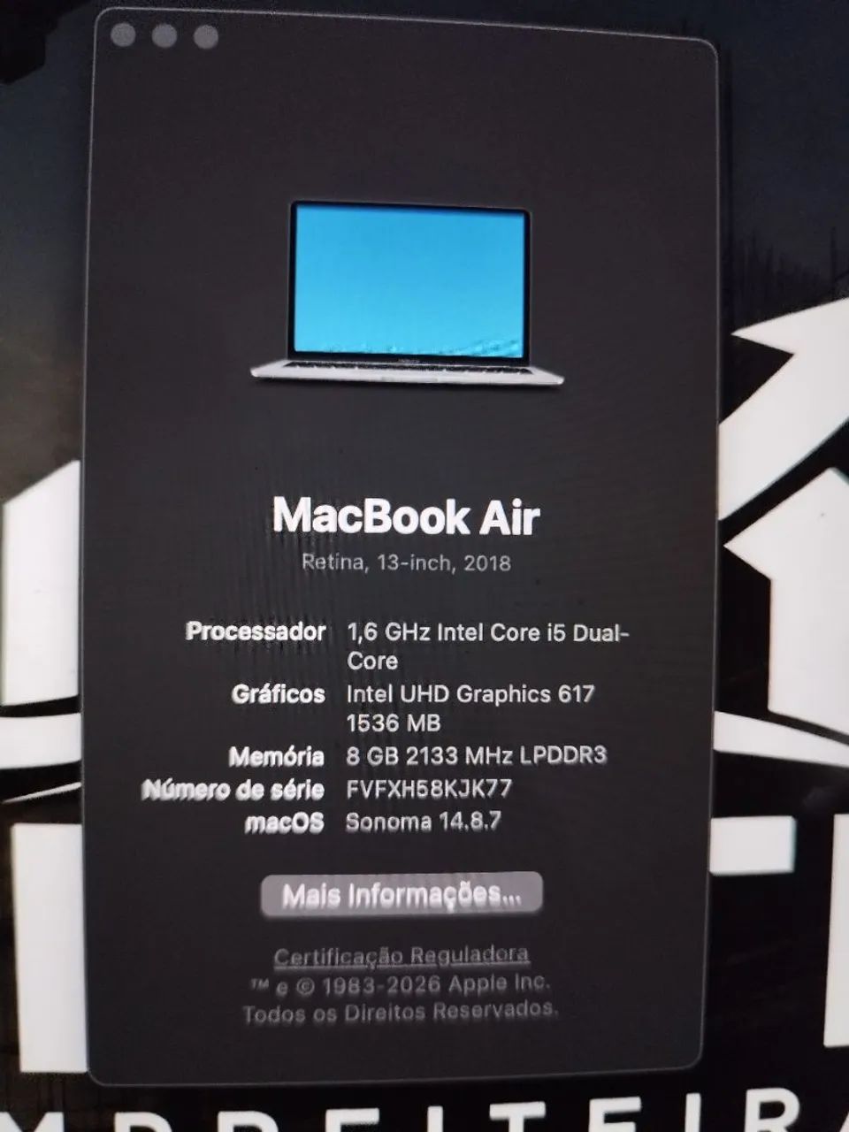 MacBook Air 13 Polegadas M1 - Foto 3