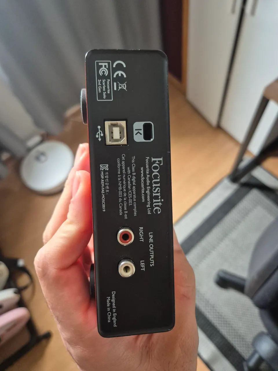 Interface de audio Focusrite Scarlet Solo 3rd gen - Foto 3