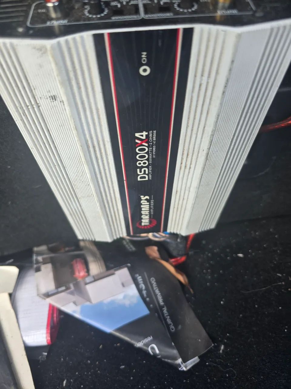 Vendo power vox de 12 com caixa e taramps Teoco por notebook mais volta minha - Foto 4