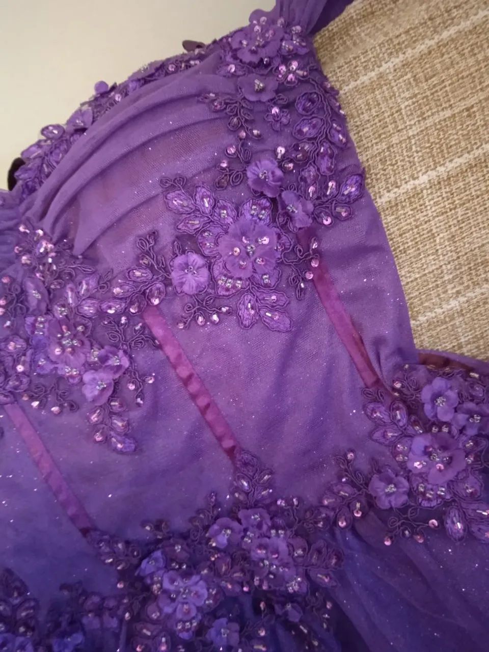 Vestido de debutante - roxo  - Foto 3