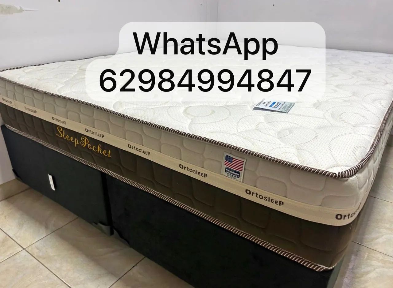 Cama box super king molas ensacadas ate 10x sem juros 