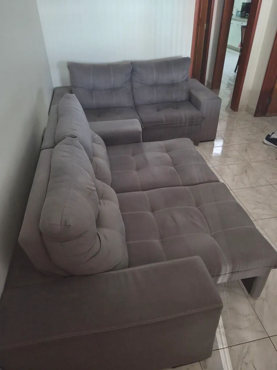 Sofá retrátil.