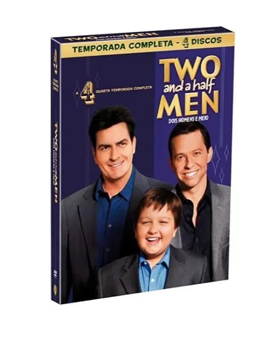 Box DVD Original Two and a Half Man - Dois Homens e Meio