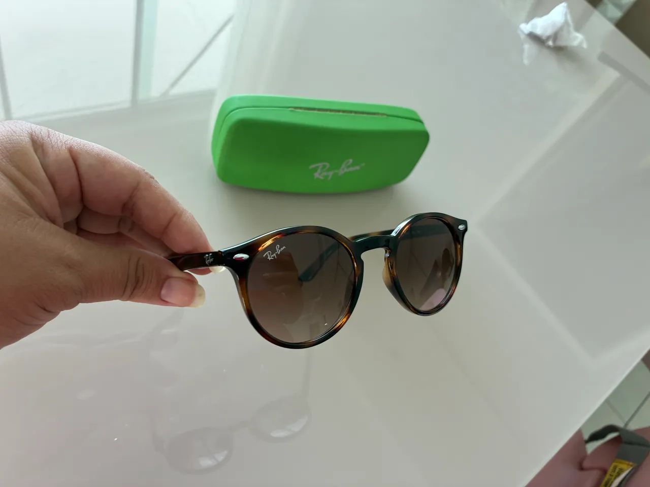 Óculos ray ban original infantil - Foto 2