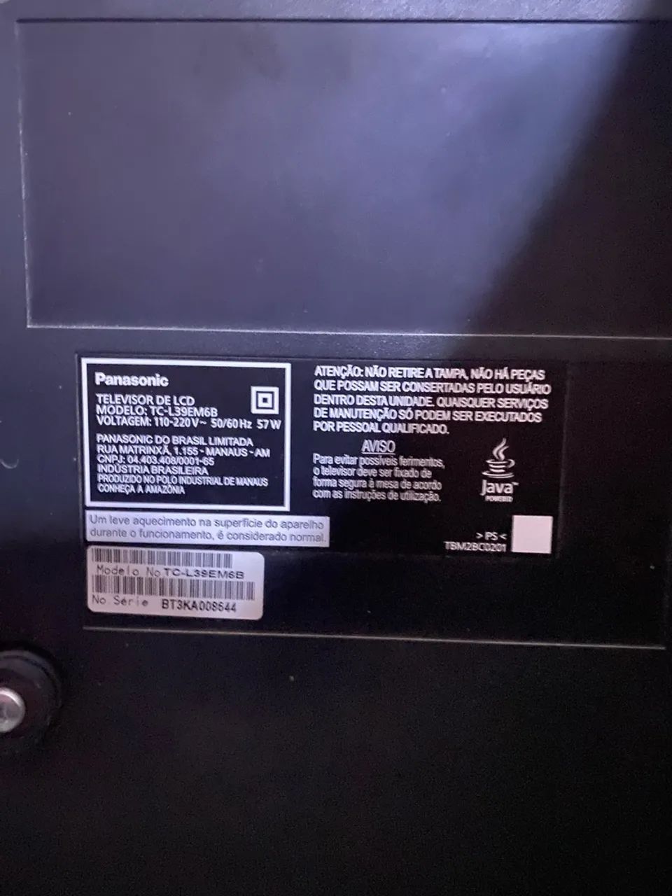 Panasonic televisão  - Foto 2