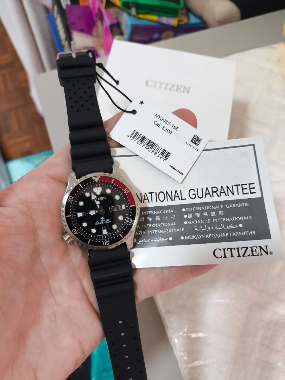 Relógio Citizen Promaster Diver Coke Automático NY0085-19E.