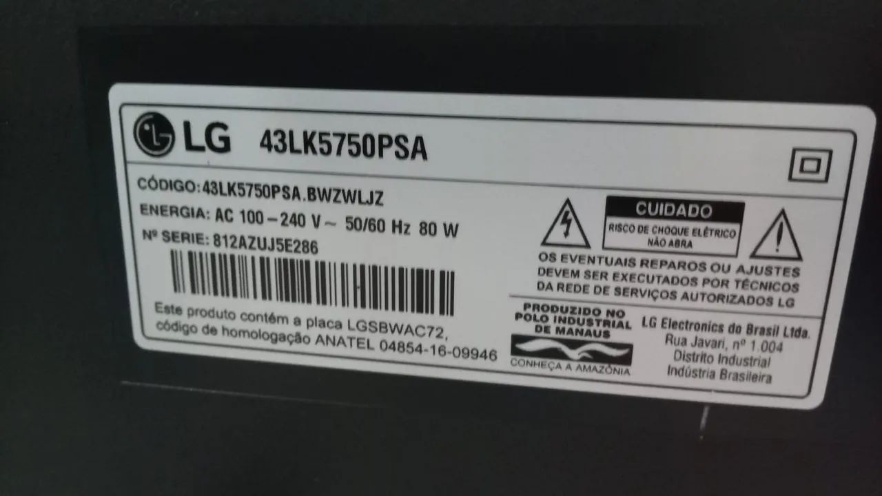 TV LG 43? Smart - 43LK5750PSA - Foto 4