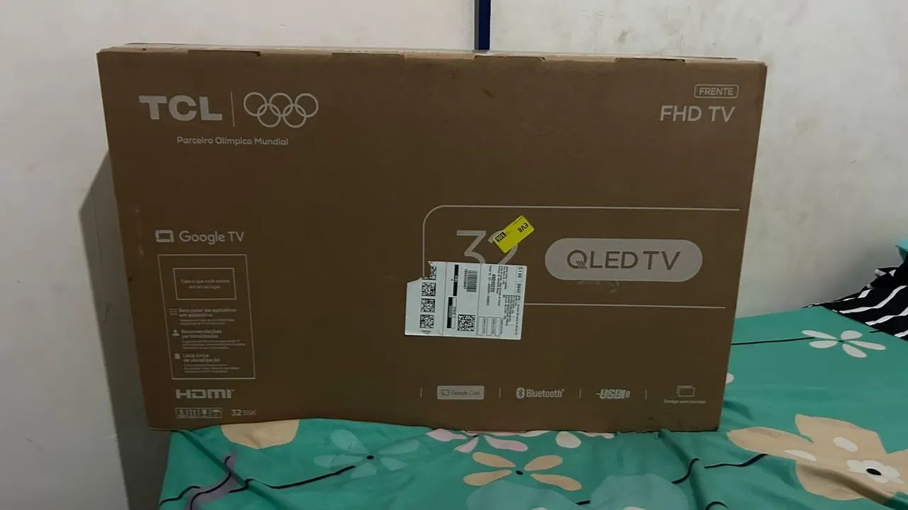 Tv Smart 32p, Lacrada e com nota fiscal  - Foto 2