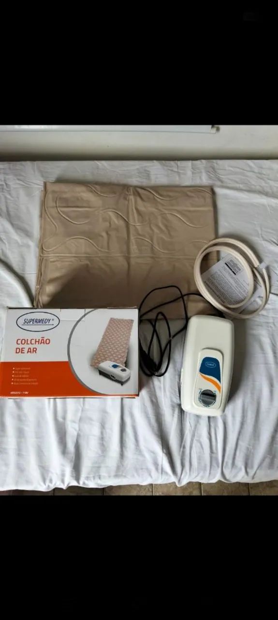 COLCHÃO DE AR P/ PESSOAS ACAMADA NOVO SUPERMED - Foto 4