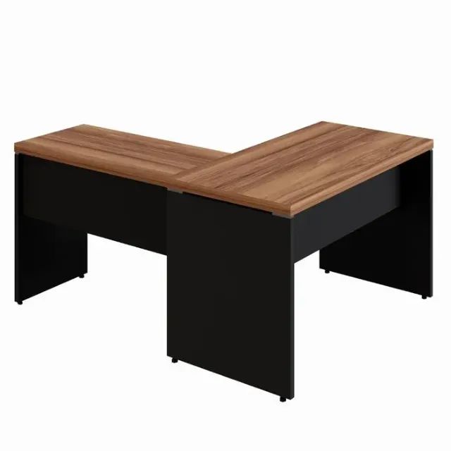 MESA PARA ESCRITORIO EM FORMATO DE L COM 135X135 - MEGA DESCONTOS