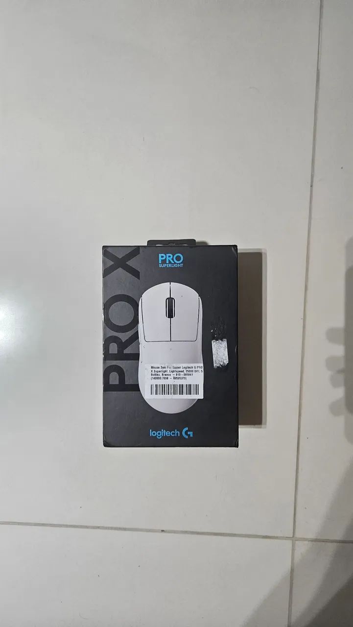 Mouse logitech Pro superlight Branco pouco usado